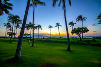 Maui, Hawaii, sunset, palm trees