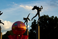 Angels and a ball