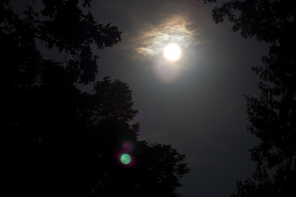 Full Moon in sky