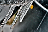 Icicles hanging