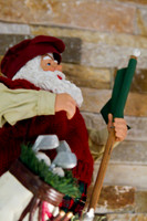 Golfing Santa
