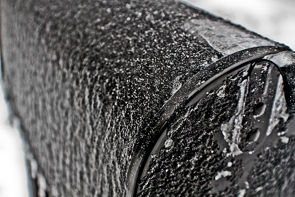 Ice covered